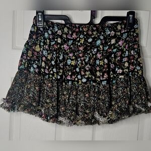 Twenty-One Floral Mini Skirt